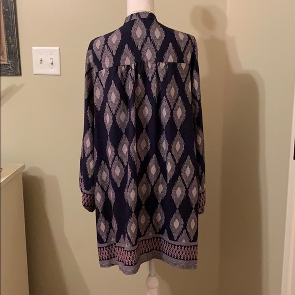 Blue Mint Bohemian Style Dress Size Large - Picture 2 of 3